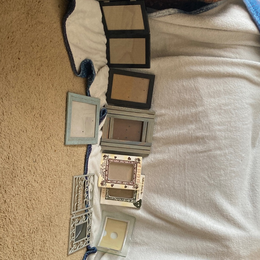 Assorted Picture Frames Collection